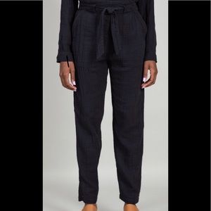 Xirena Black Tie Waist Pants